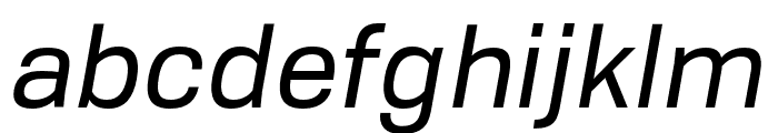 Tofino Personal-RegularItalic Font LOWERCASE