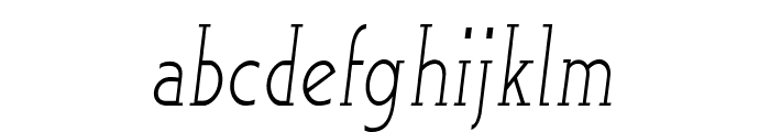 Tootie-CondensedRegular Font LOWERCASE