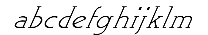 Tootie-Italic Font LOWERCASE