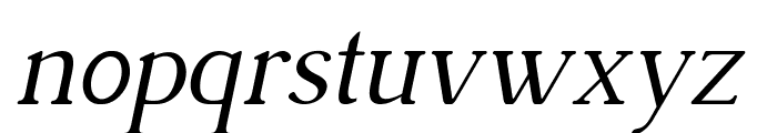 Toplar-Italic Font LOWERCASE