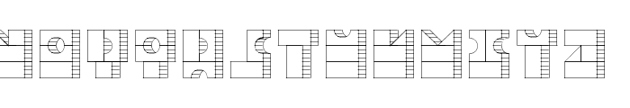 TPF Box of Bricks 1L Font UPPERCASE