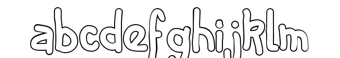 TPF Gaiety Outlined Font LOWERCASE