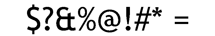 Trebuchet MS Regular Font OTHER CHARS