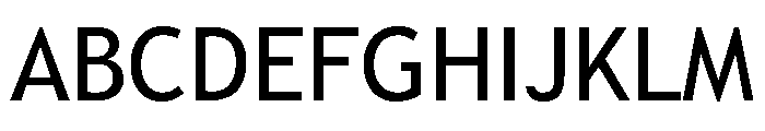Trebuchet MS Regular Font UPPERCASE