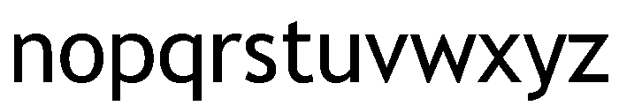 Trebuchet MS Regular Font LOWERCASE