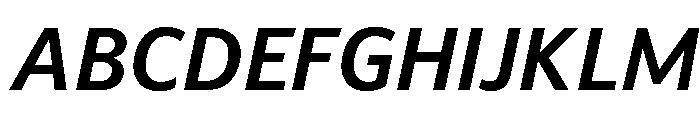 Trebuchet Ms Semibold Italic Font UPPERCASE