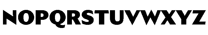 Trust 1A Black Font UPPERCASE