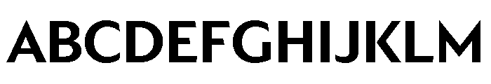 Trust 1A Bold Font UPPERCASE