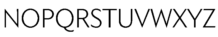 Trust 1A Light Font UPPERCASE