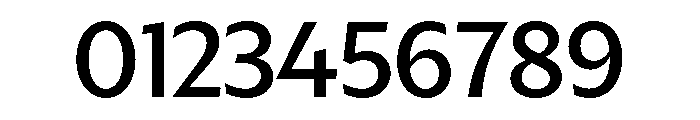 Trust 1A Medium Font OTHER CHARS