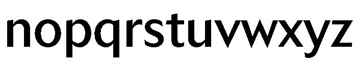Trust 1A Medium Font LOWERCASE