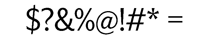 Trust 1A Regular Font OTHER CHARS