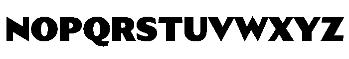 Trust 1A XBlack Font UPPERCASE