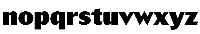 Trust 1A XBlack Font LOWERCASE