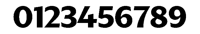 Trust 1A XBold Font OTHER CHARS