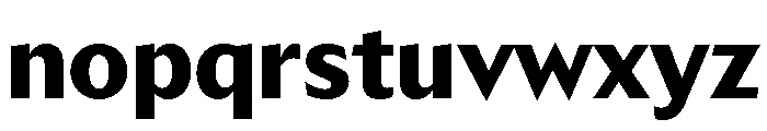 Trust 1A XBold Font LOWERCASE