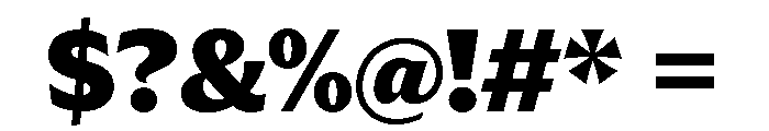 Trust 3A Black Font OTHER CHARS