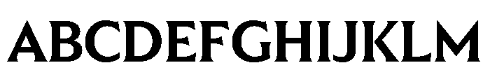 Trust 3A Bold Font UPPERCASE