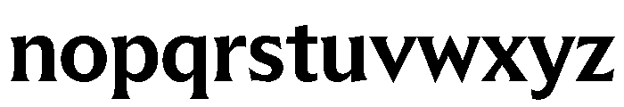 Trust 3A Bold Font LOWERCASE