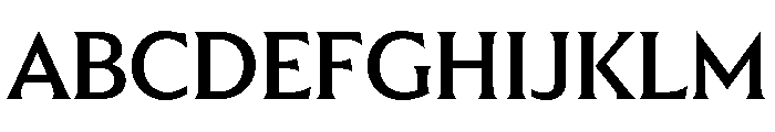 Trust 3A Medium Font UPPERCASE