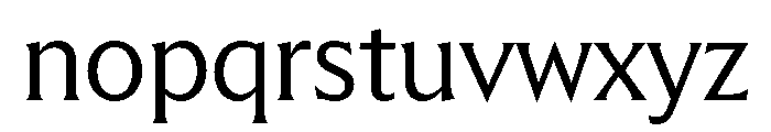 Trust 3A Regular Font LOWERCASE