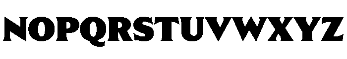 Trust 3A XBlack Font UPPERCASE