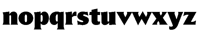 Trust 3A XBlack Font LOWERCASE