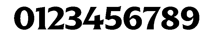 Trust 3A XBold Font OTHER CHARS