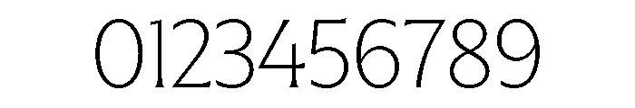 Trust 3A XLight Font OTHER CHARS