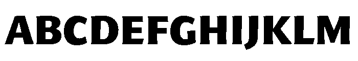 Trust Bold Font UPPERCASE