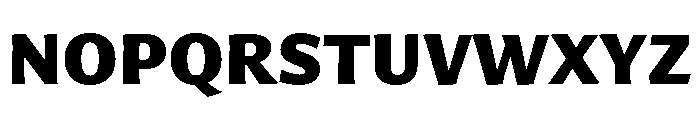 Trust Bold Font UPPERCASE