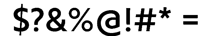 Trust Medium Font OTHER CHARS