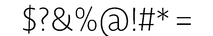 Trust Regular Font OTHER CHARS