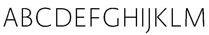 Trust Regular Font UPPERCASE