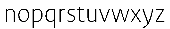 Trust Regular Font LOWERCASE