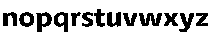 Trust Semibold Font LOWERCASE