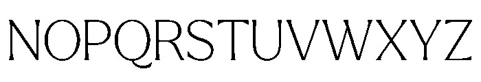Trust Thin Font UPPERCASE
