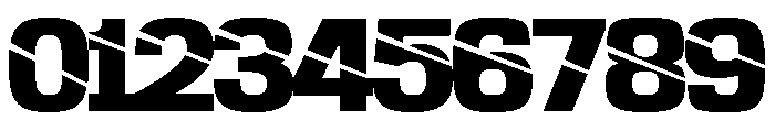 TRACKBAR Bold Font OTHER CHARS