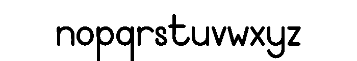 TRANSRIPT Font LOWERCASE