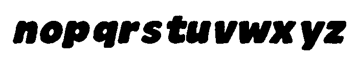 TREMOR Italic Font LOWERCASE