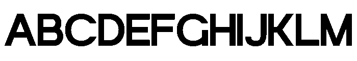 TRIGOLE-Regular Font UPPERCASE