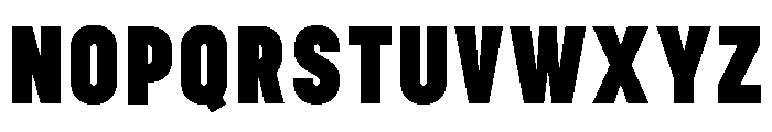 TRT Burn Extra Bold Condensed Font UPPERCASE