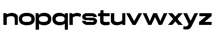 TRT CENZO Bold Font LOWERCASE