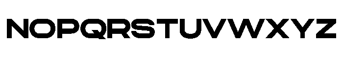 TRT CENZO Extra Bold Font UPPERCASE