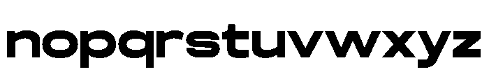 TRT CENZO Extra Bold Font LOWERCASE