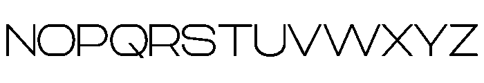 TRT CENZO Extra Light Font UPPERCASE