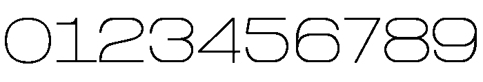 TRT CENZO Thin Font OTHER CHARS