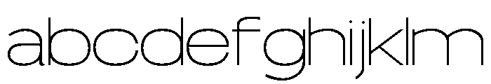 TRT CENZO Thin FONT