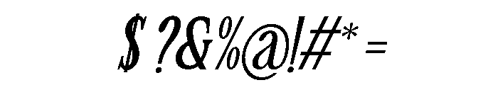 TRT Epic Dope Italic Font OTHER CHARS