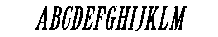 TRT Epic Dope Italic Font UPPERCASE